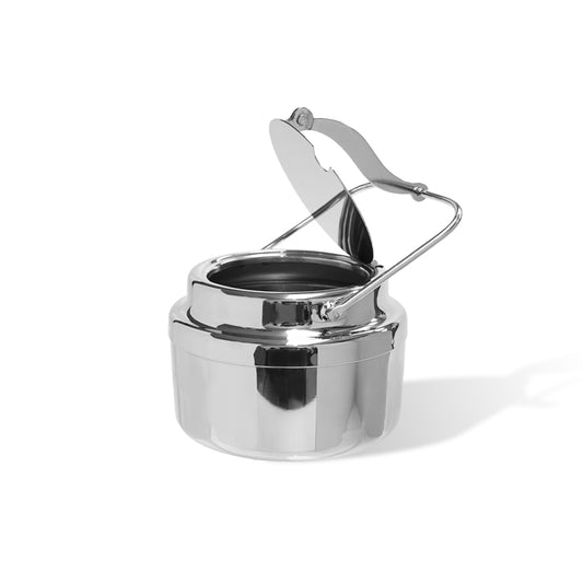 STAINLESS STEEL SUGAR CONTAINER WITH HINGED LID 日本製 · 不鏽鋼翻蓋糖罐