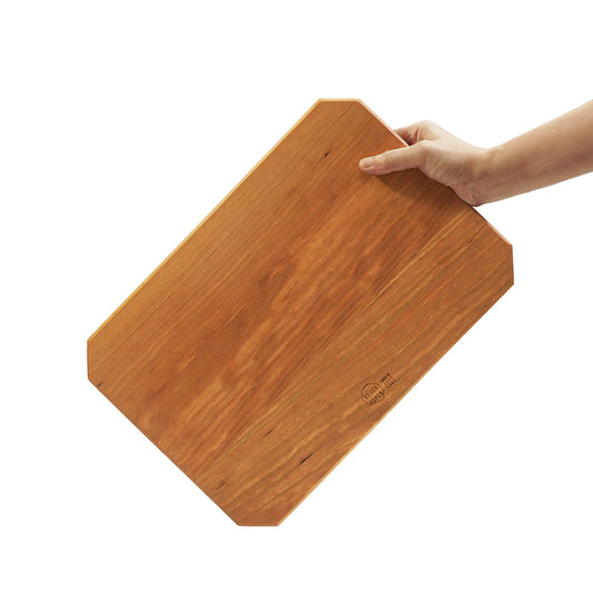 LARGE WOODEN CUTTING & CHARCUTERIE BOARD / Cherry Wood · Face Grain