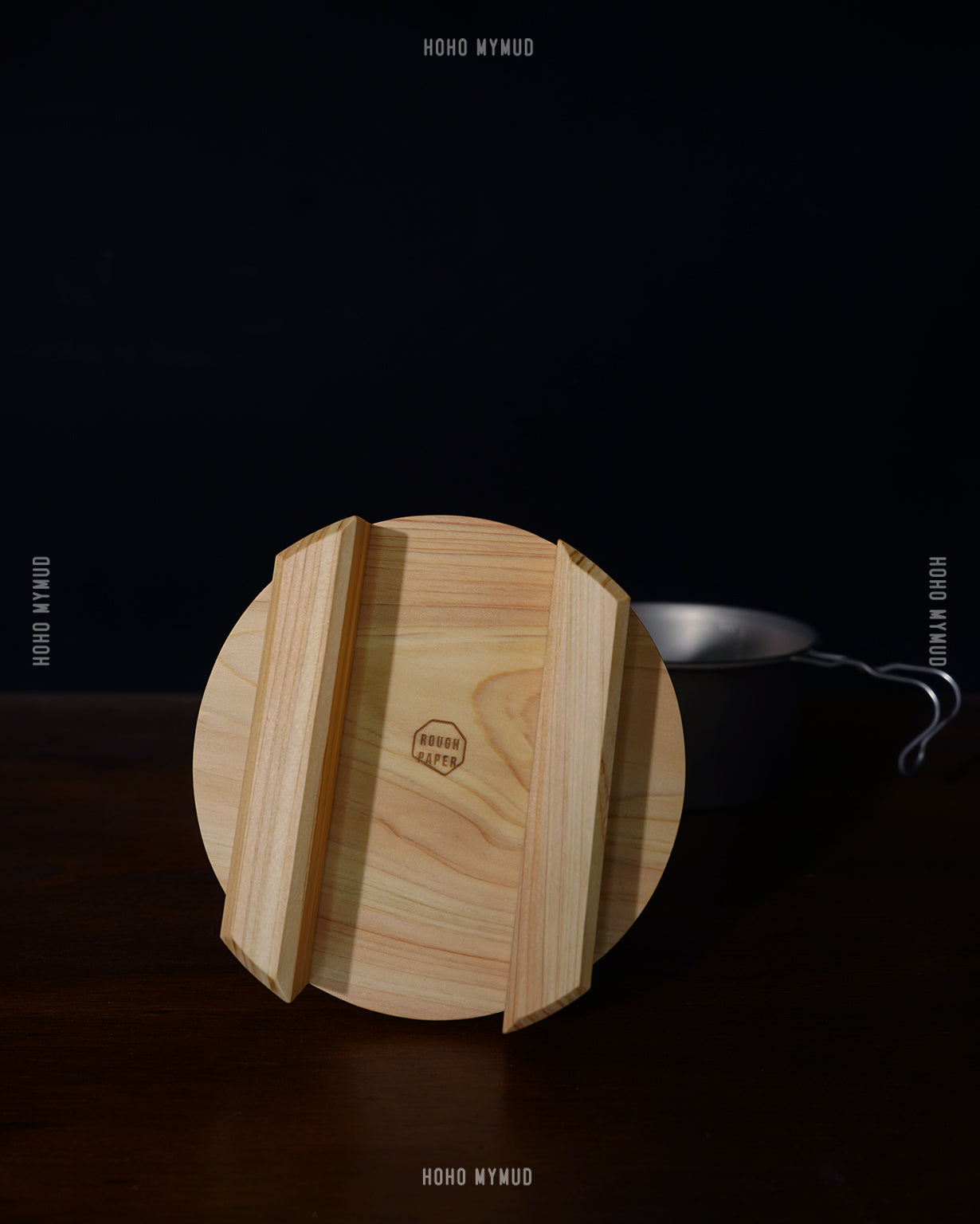 Rough Paper Hinoki Lid for Sierra Cup 600 日本檜木製釜蓋