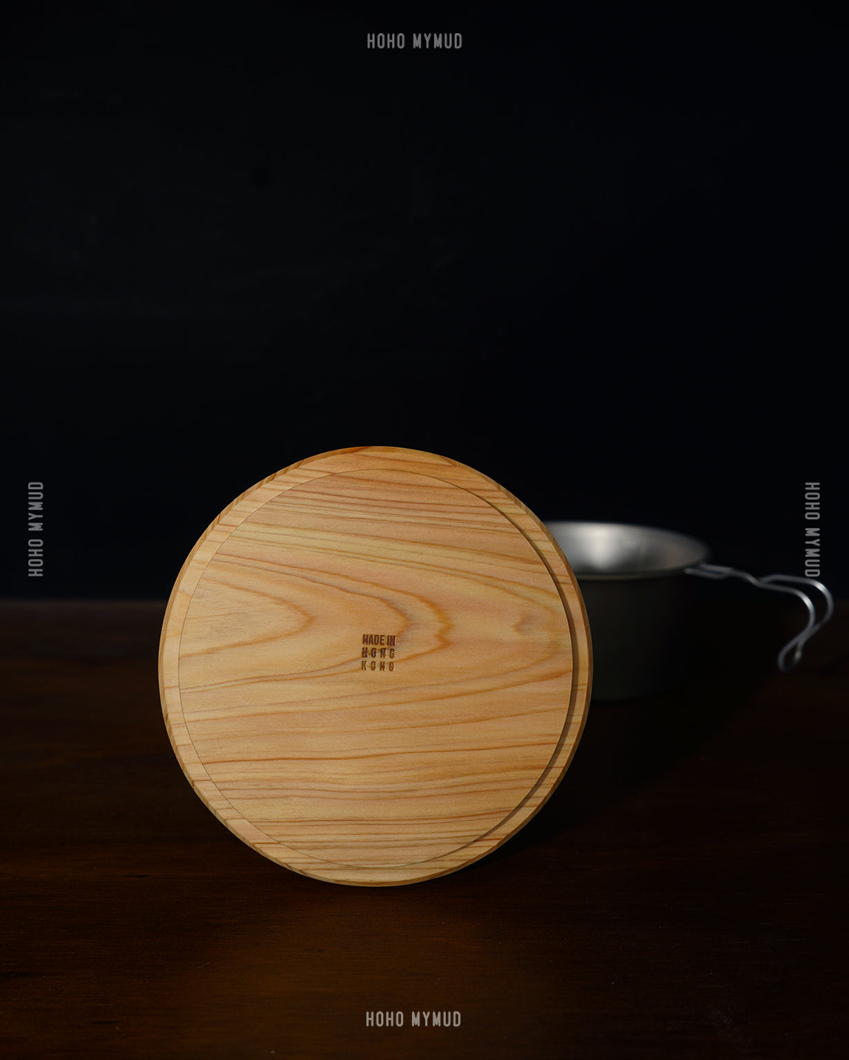 Rough Paper Hinoki Lid for Sierra Cup 600 日本檜木製釜蓋