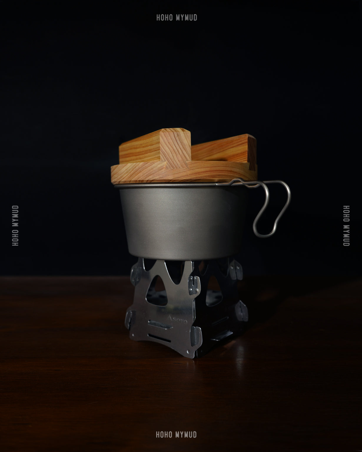 Rough Paper Hinoki Lid for Sierra Cup 600 日本檜木製釜蓋