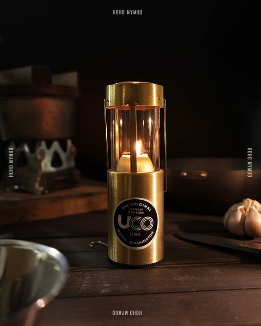 本月優惠 UCO CANDLE LANTERN - BRASS 黃銅蠟燭營燈 / 氣氛燈連收納袋