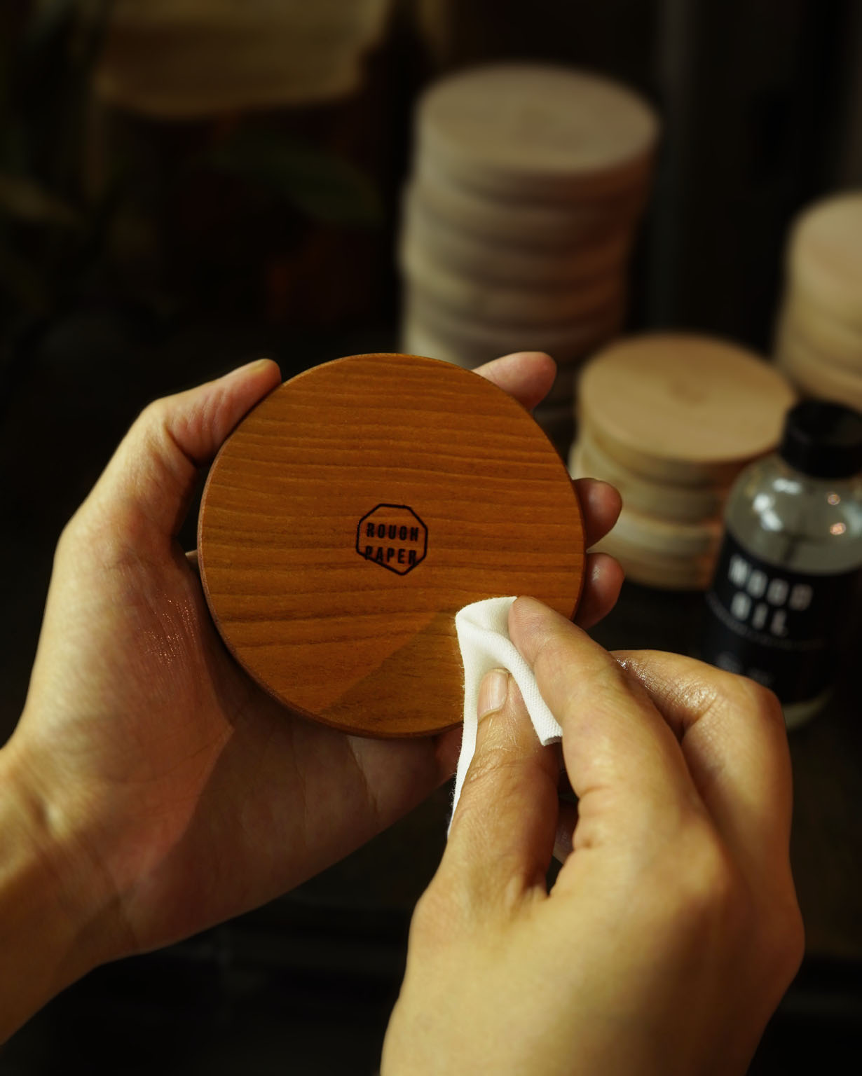 Rough Paper Wood Oil for Dinnerware & Cutting Boards 木製食器砧板用護木油