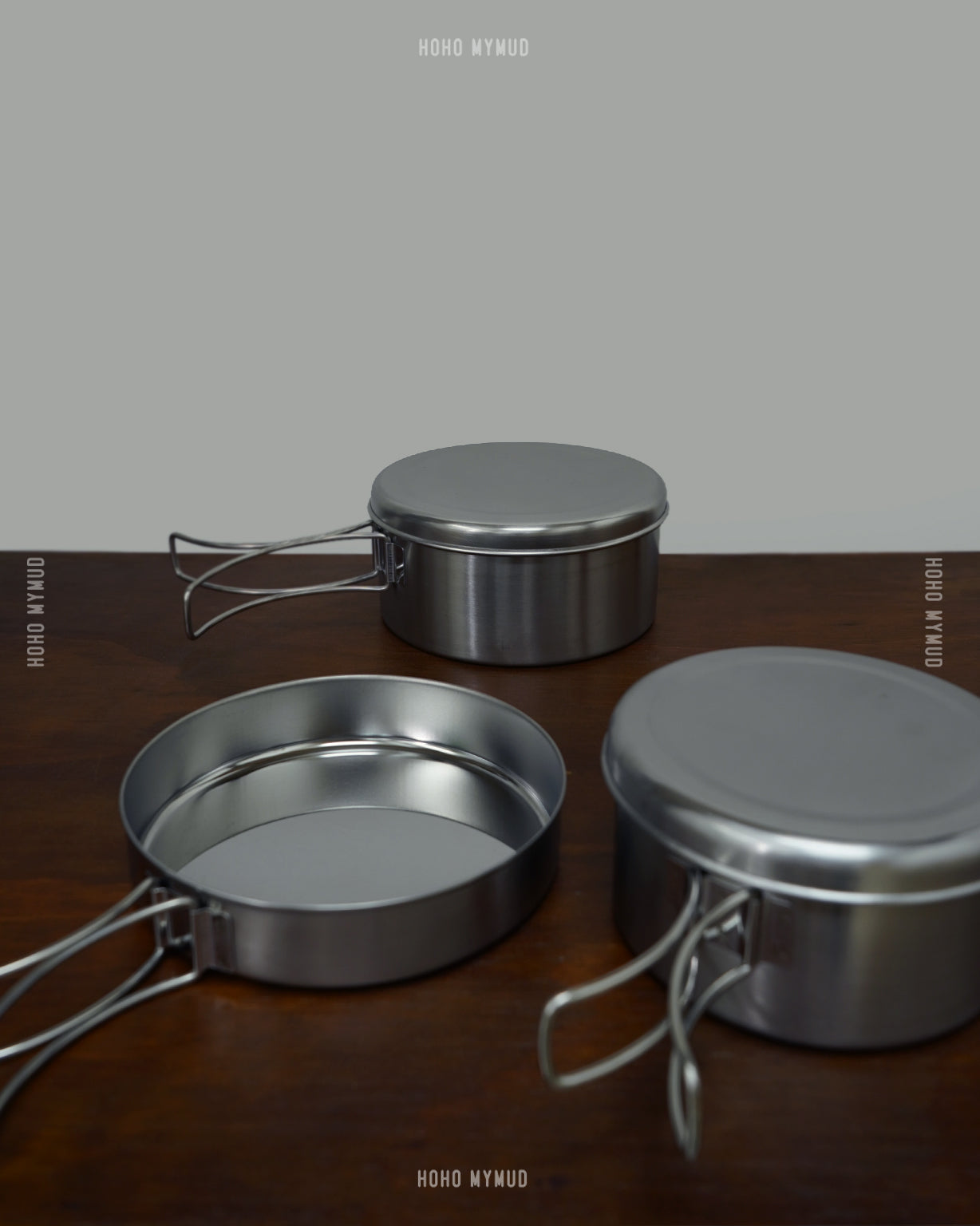 Belmont 5pcs cookset with case 5件組合式不鏽鋼炊具