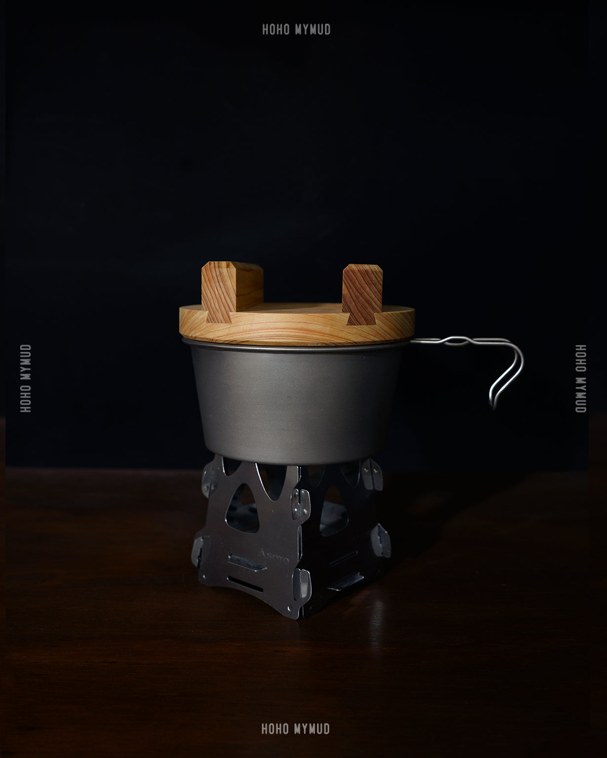 Rough Paper Hinoki Lid for Sierra Cup 600 日本檜木製釜蓋