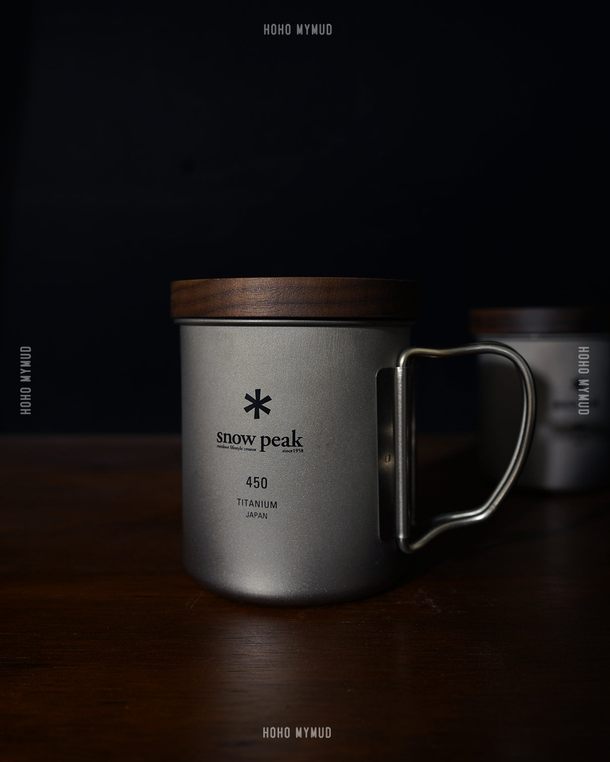 Rough Paper 黑胡桃木杯蓋 Black Walnut Wooden Lid for Snow Peak Cup / Mug