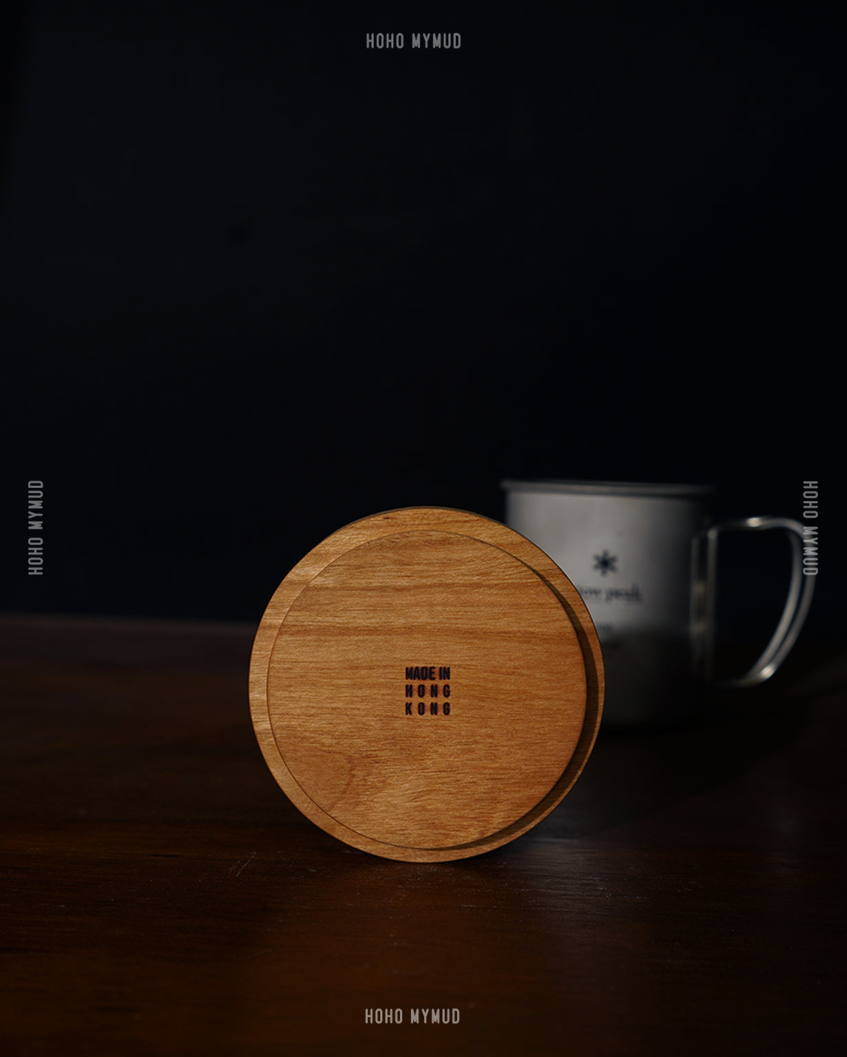 Rough Paper 櫻桃木杯蓋 Cherry Wood Lid for Snow Peak Single / Double Wall Cup
