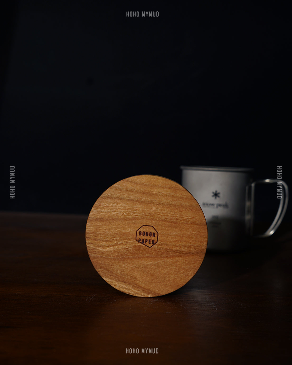 Rough Paper 櫻桃木杯蓋 Cherry Wooden Lid for Snow Peak Cup / Mug