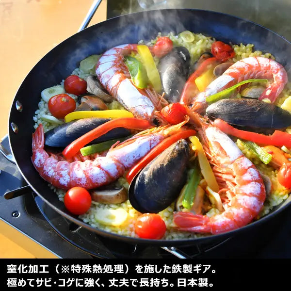River Light 極SONS COCOpan Gorilla Oven Set / iron pot & frying pan set 鐵鍋 24cm & 深型鐵煎鍋 26cm & L型手柄組合