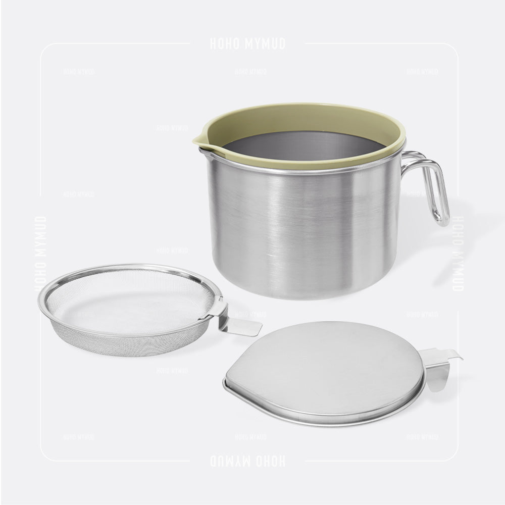 Arnest 可過濾 / 隔油渣不鏽鋼油壺 600ml