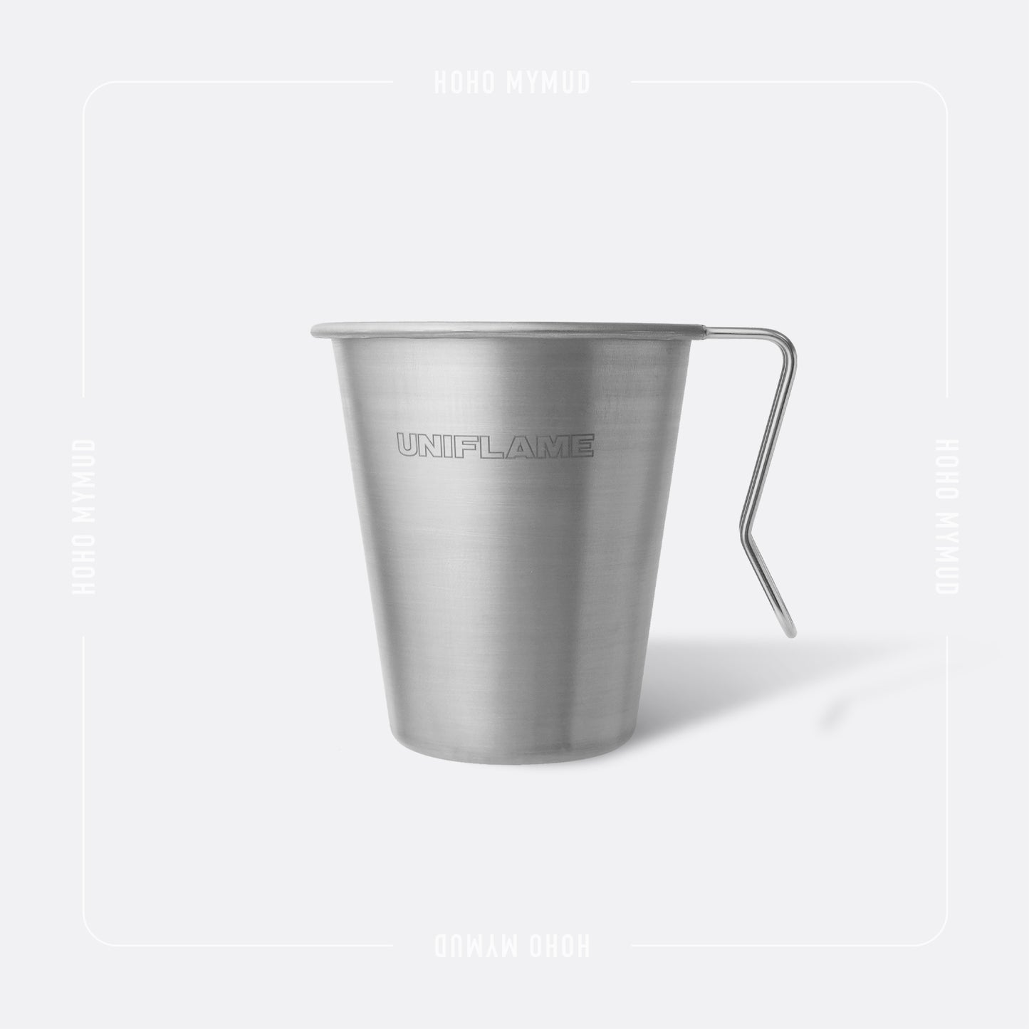 本月優惠 UNIFLAME Titanium Stacking Mug 500ml 可堆疊收納|可直火加熱|單層鈦杯