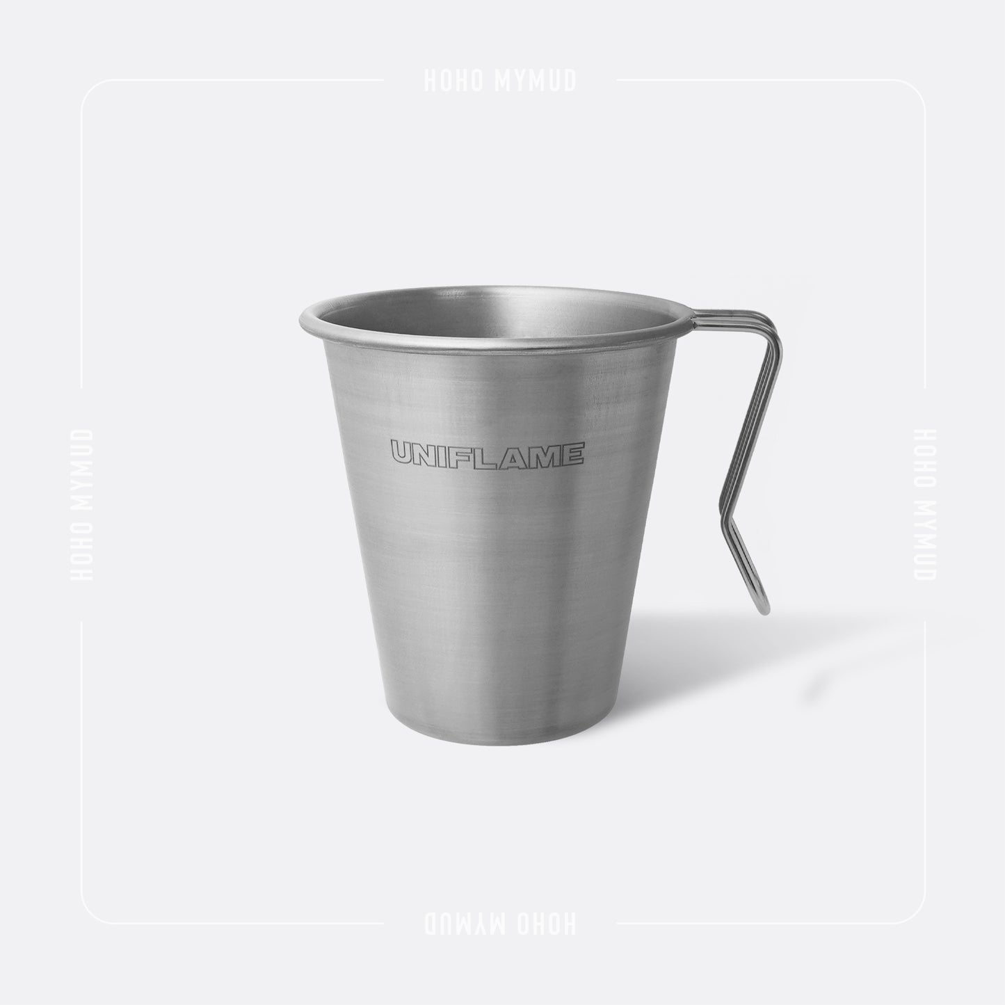 本月優惠 UNIFLAME Titanium Stacking Mug 500ml 可堆疊收納|可直火加熱|單層鈦杯