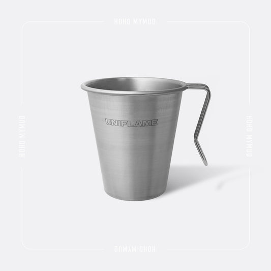 本月優惠 UNIFLAME Titanium Stacking Mug 500ml 可堆疊收納|可直火加熱|單層鈦杯