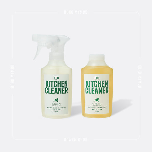 本月優惠|Green motion Eco Kitchen cleaner Bundle - 天然廚房清潔劑 + 濃縮補充裝
