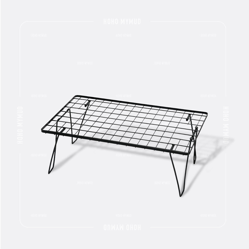 本月優惠 UNIFLAME Field Rack Black 摺疊置物架
