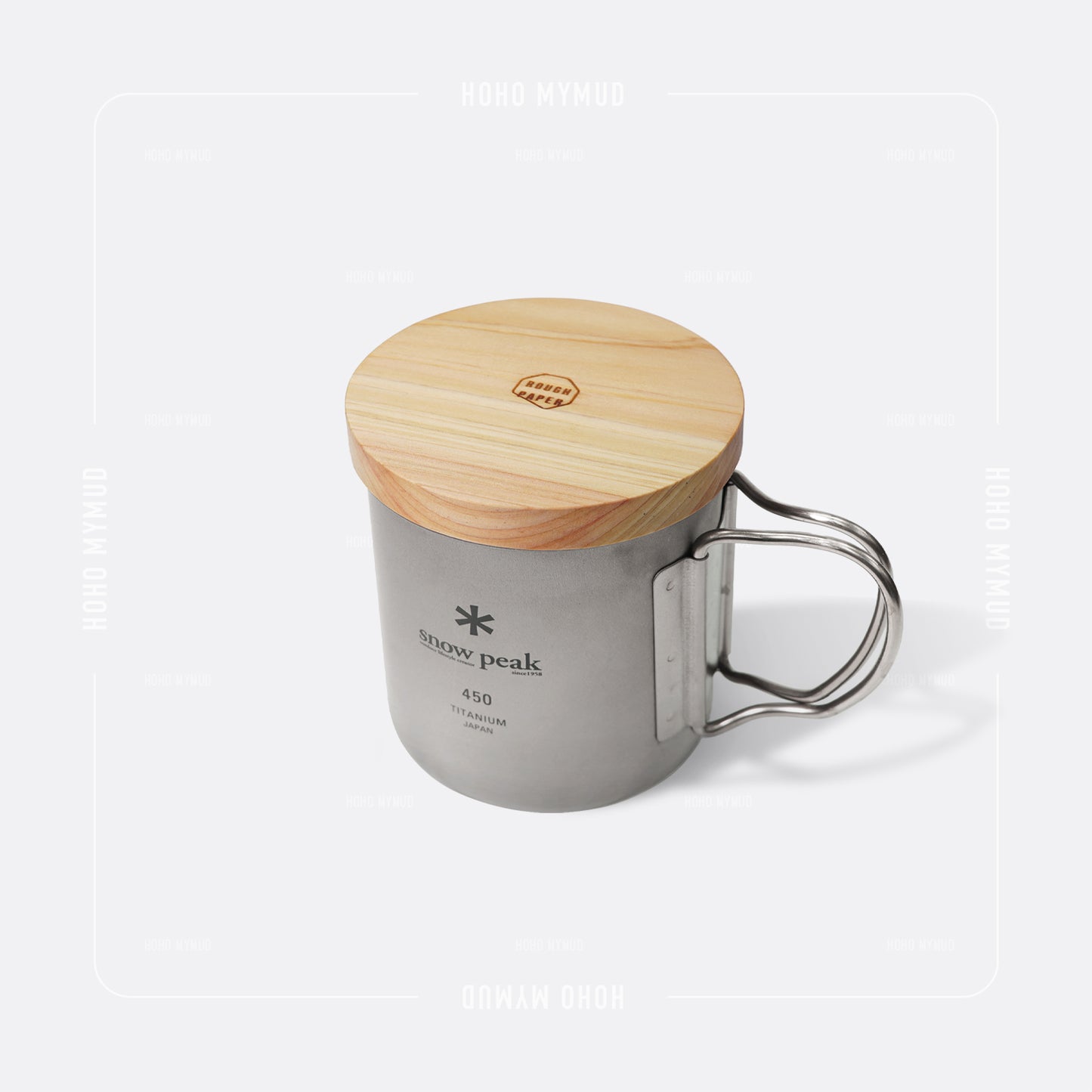 Rough Paper 日本檜木杯蓋 Hinoki Lid for Snow Peak Single Wall Cup