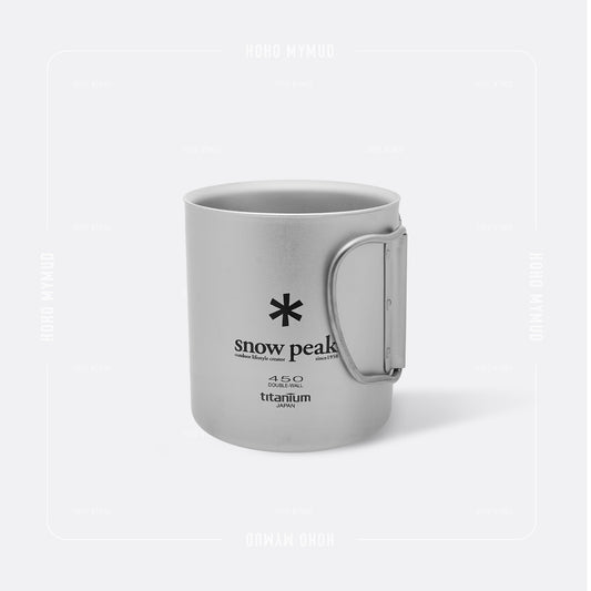 本月優惠 Snow Peak Ti-Double 450 Mug 雙層保溫鈦杯