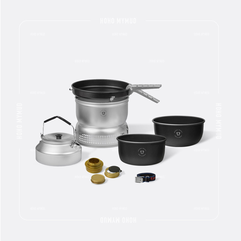 本月優惠 Trangia Stove 25-6 UL 超輕鋁防風不沾鍋具組連水煲