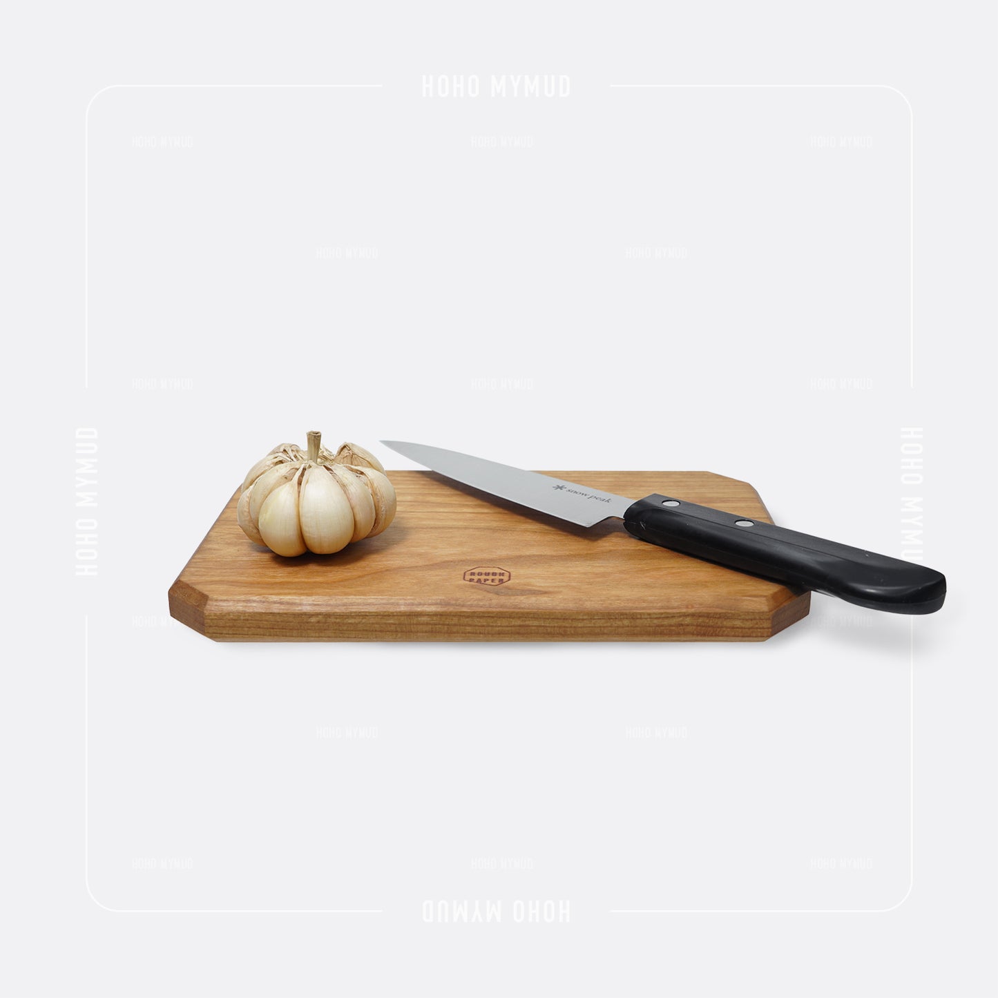 Rough Paper Wooden Cutting Board for Trangia Mess Tin 209 美國櫻桃木製便攜砧板