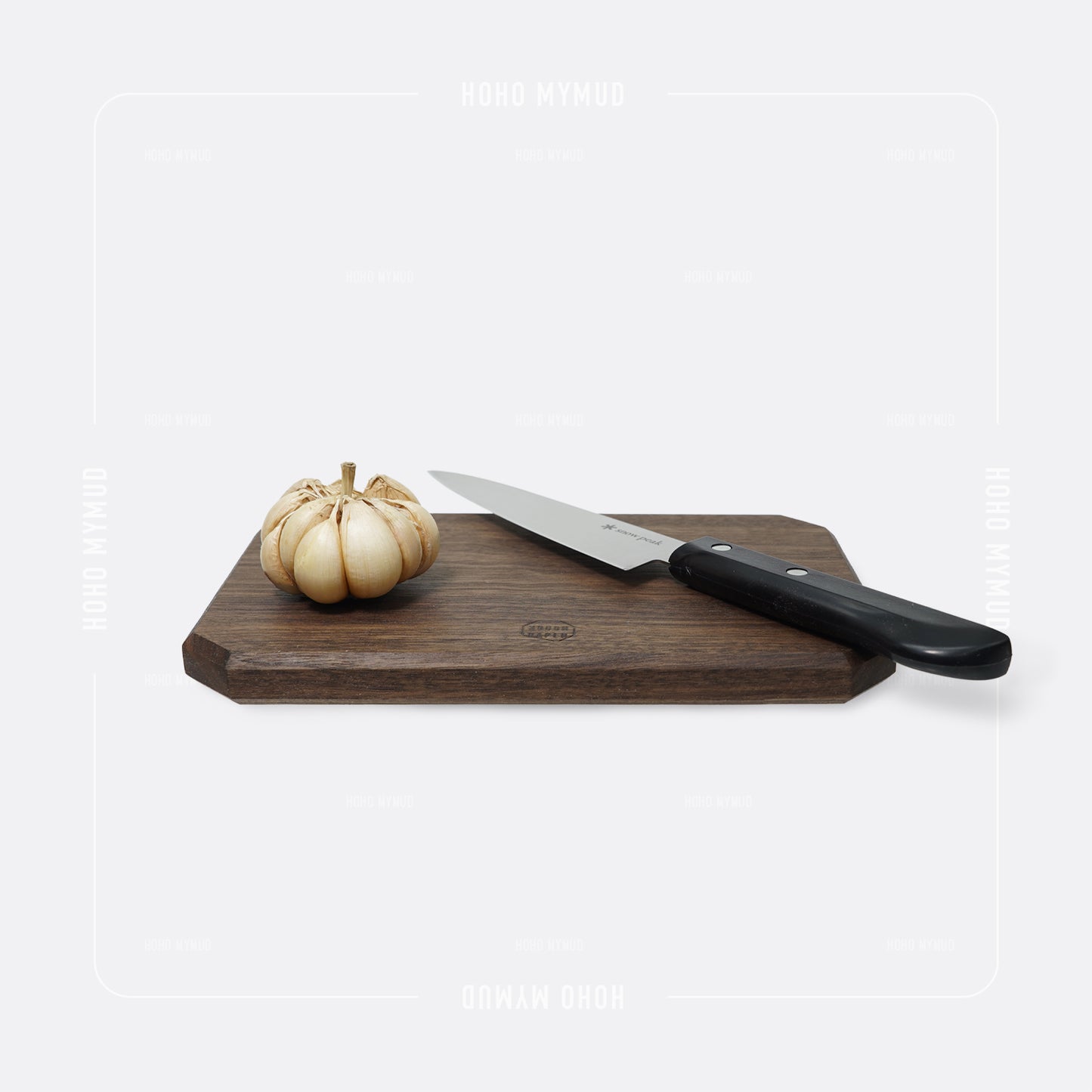 Rough Paper Wooden Cutting Board for Trangia Mess Tin 209 美國胡桃木製便攜砧板