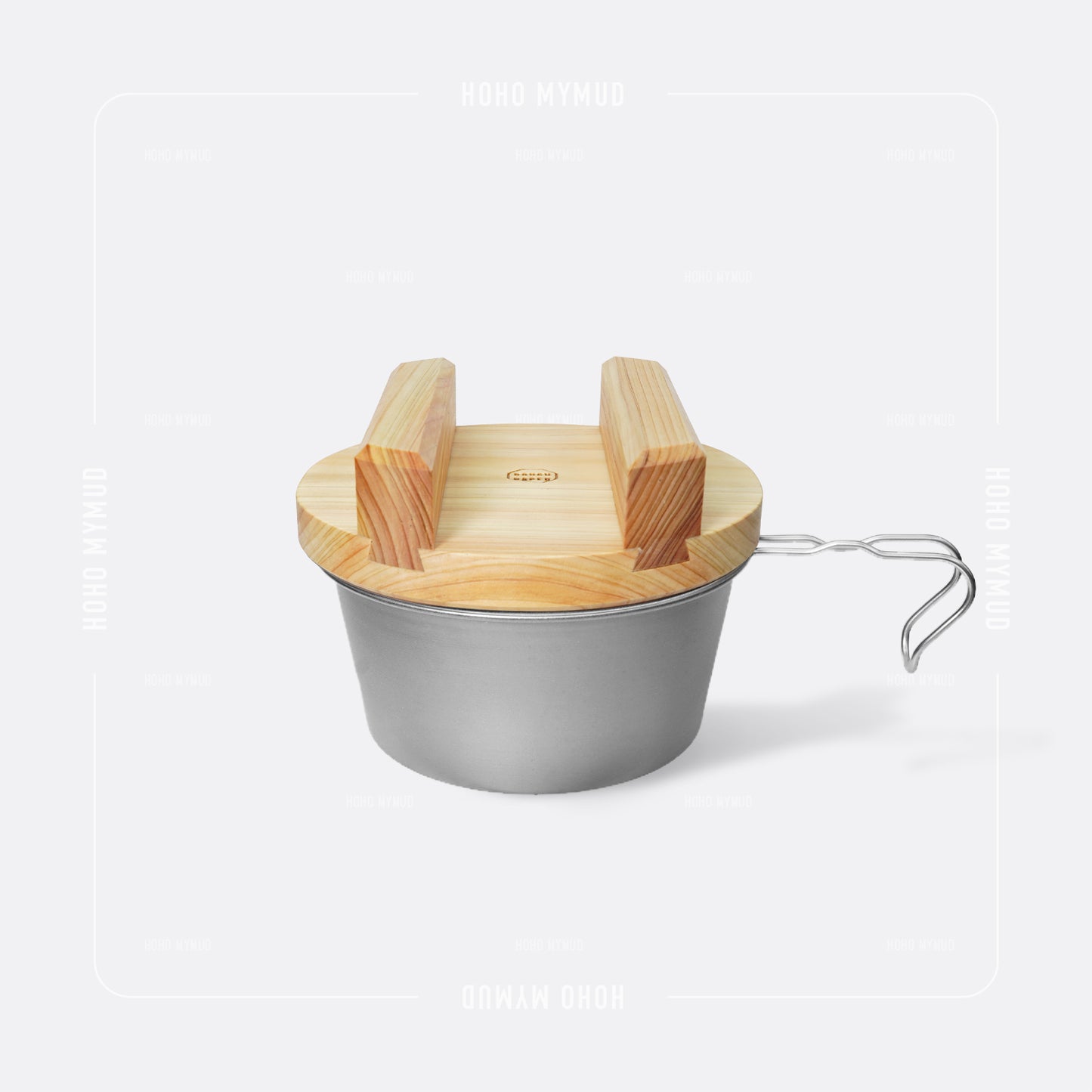 Rough Paper Hinoki Lid for Sierra Cup 600 日本檜木製釜蓋
