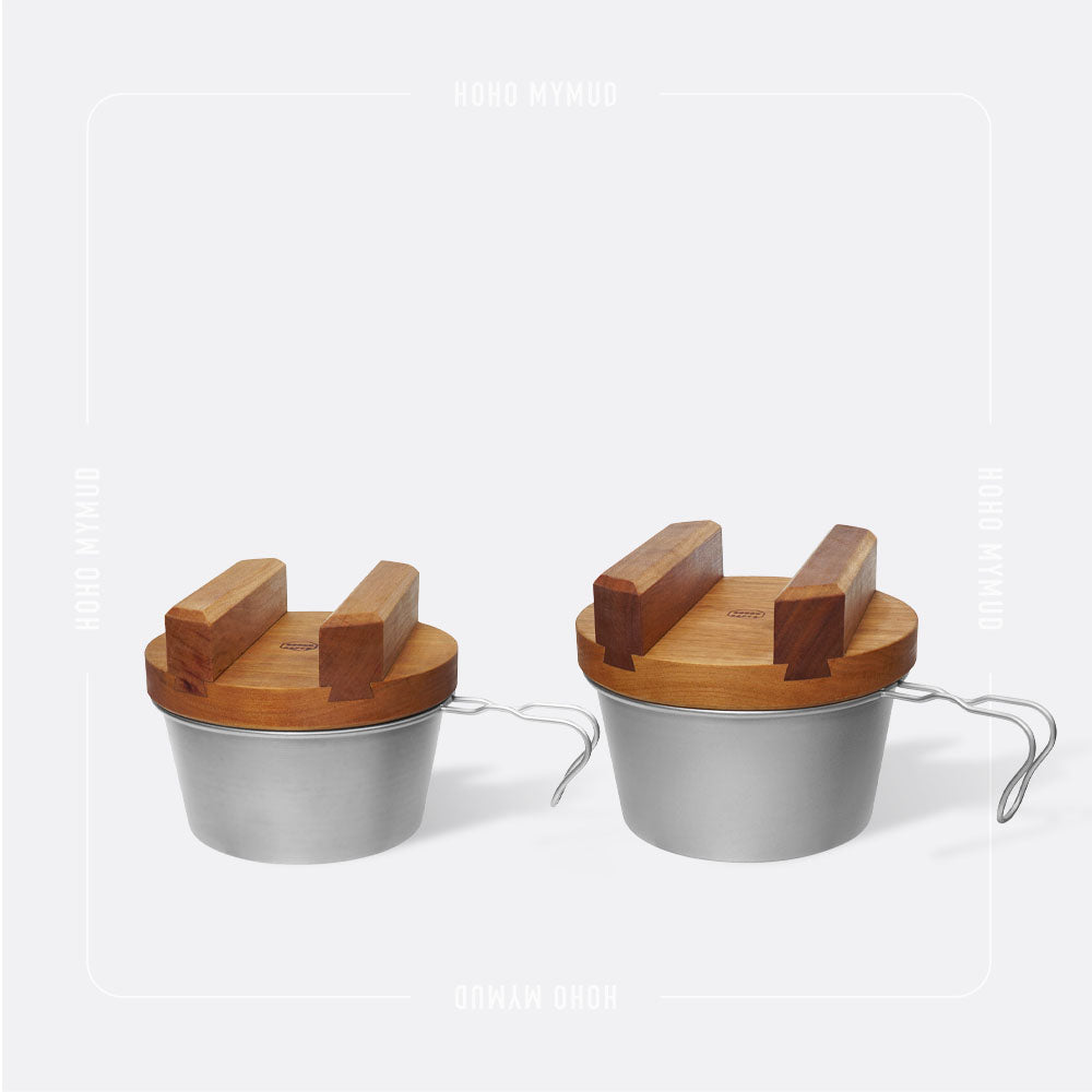 Rough Paper Cherry Wood Lid for Sierra Cup 480 / 600 美國櫻桃木製釜蓋