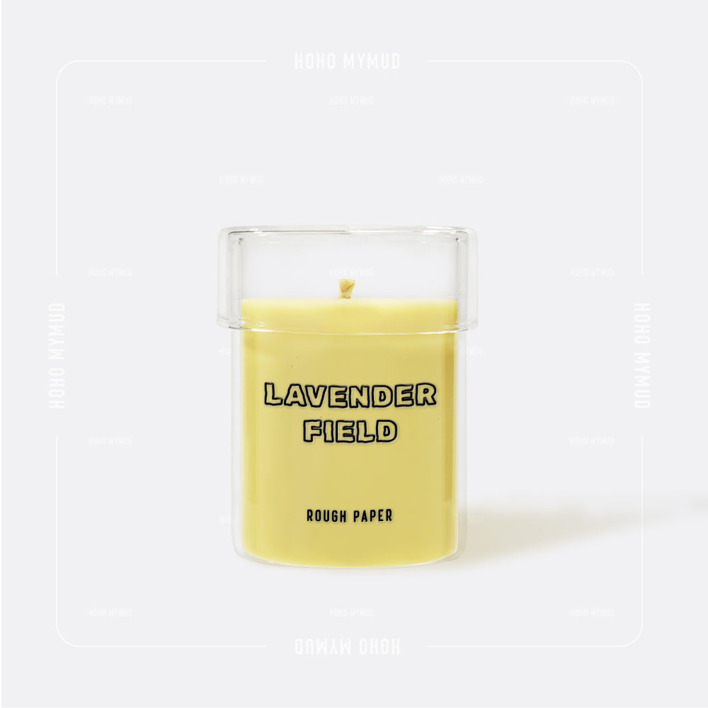 No.18 LAVANDER FIELD 薰衣草田｜天然香薰蜜蠟蠟燭 Natural Scented Beewaxs Candle