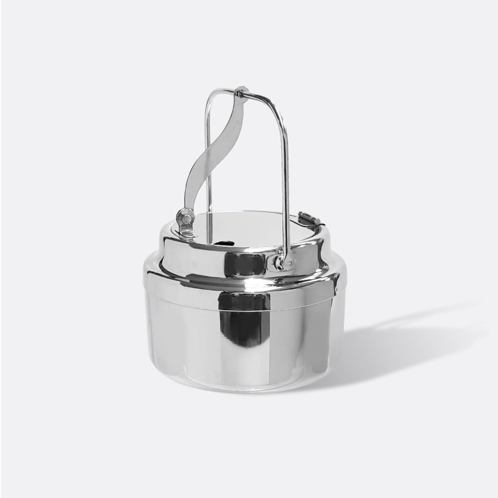 STAINLESS STEEL SUGAR CONTAINER WITH HINGED LID 日本製 · 不鏽鋼翻蓋糖罐