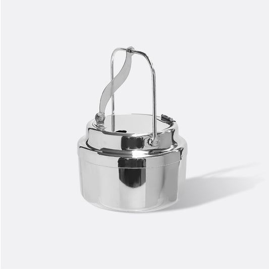 STAINLESS STEEL SUGAR CONTAINER WITH HINGED LID 日本製 · 不鏽鋼翻蓋糖罐