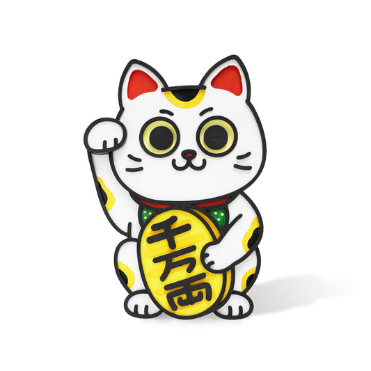 HANDCRAFT LUCKY CAT · WALL-HANGING & TABLETOP DISPLAY 手工製招財貓 · 掛牆及桌擺兩用 · 6款入