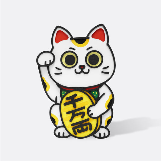 HANDCRAFT LUCKY CAT · WALL-HANGING & TABLETOP DISPLAY 手工製招財貓 · 掛牆及桌擺兩用 · 6款入