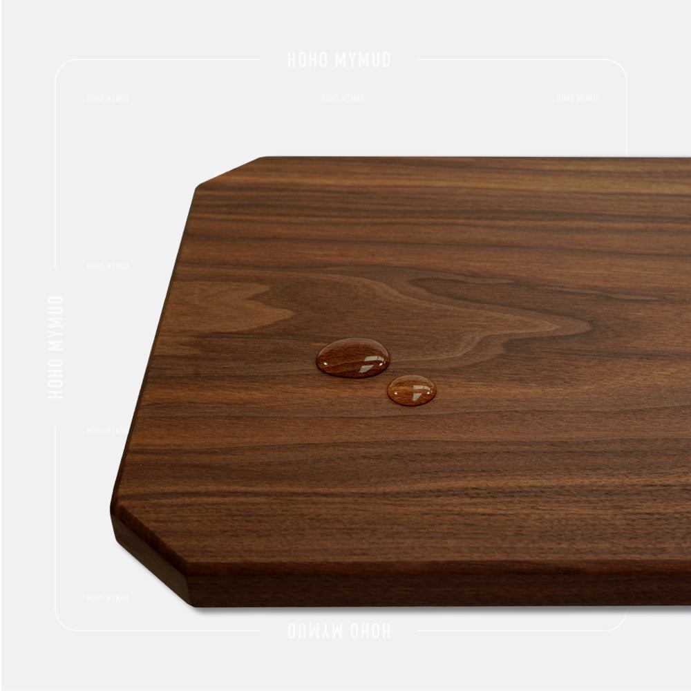 single-piece black walnut cutting board 黑胡桃木砧板｜原木無拼接