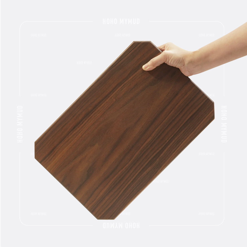 single-piece black walnut cutting board 黑胡桃木砧板｜原木無拼接