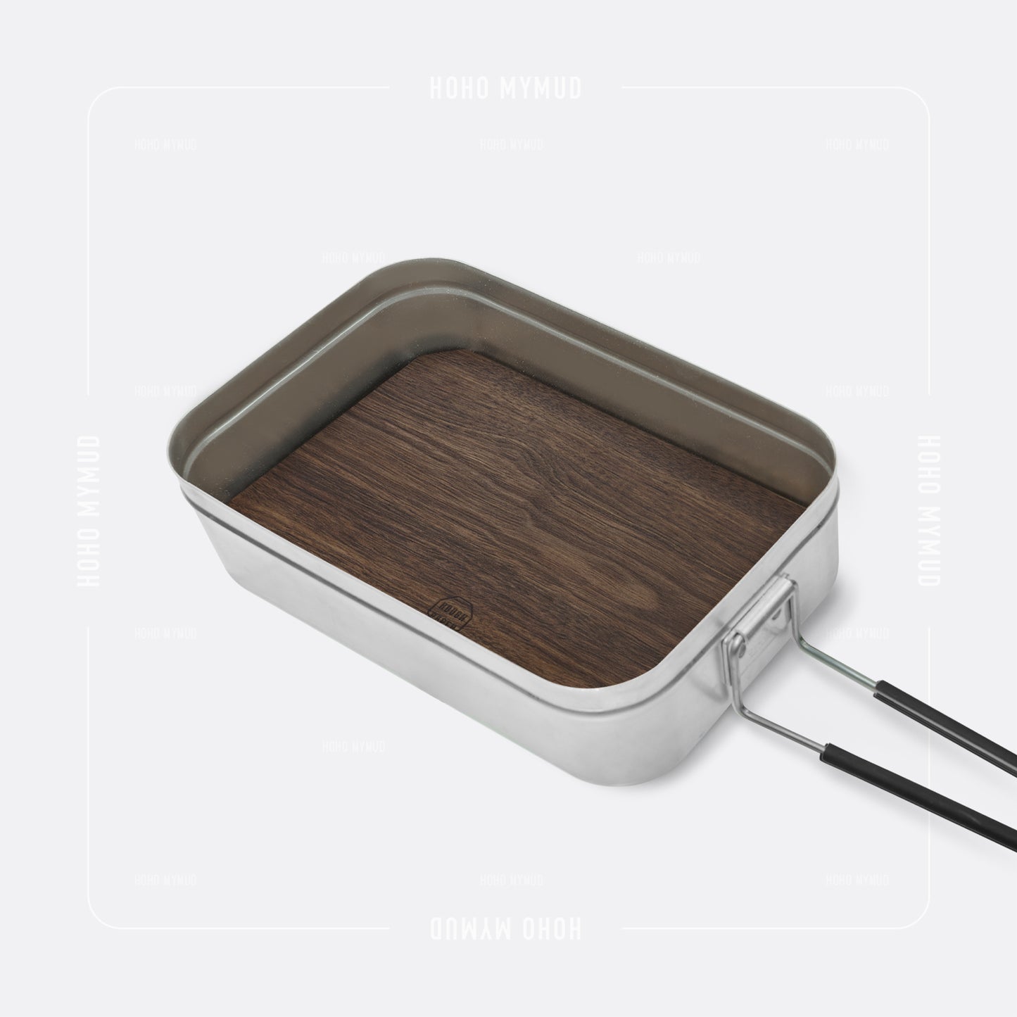 Rough Paper Wooden Cutting Board for Trangia Mess Tin 209 美國胡桃木製便攜砧板