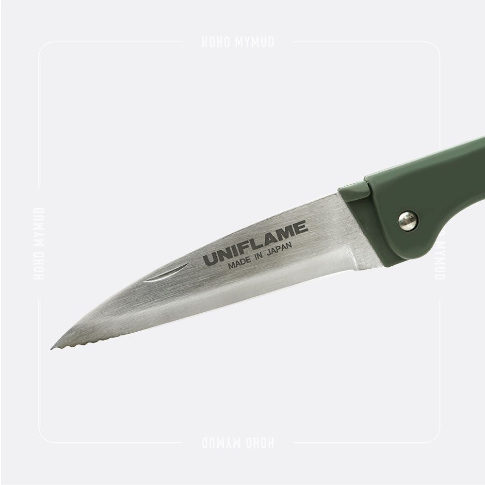 UNIFLAME Serrated Blade Camp Knife 鋸齒折疊野營刀